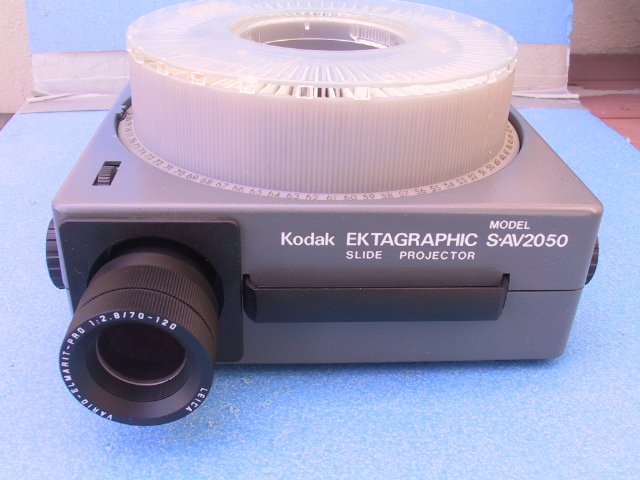 Kodak S-AV 2050 Projector - KX Camera Kodak Slide Projectors Since 1980 - 1732-1/2 Grand Ave. Santa Barbara, CA 93103 805-963-5625 